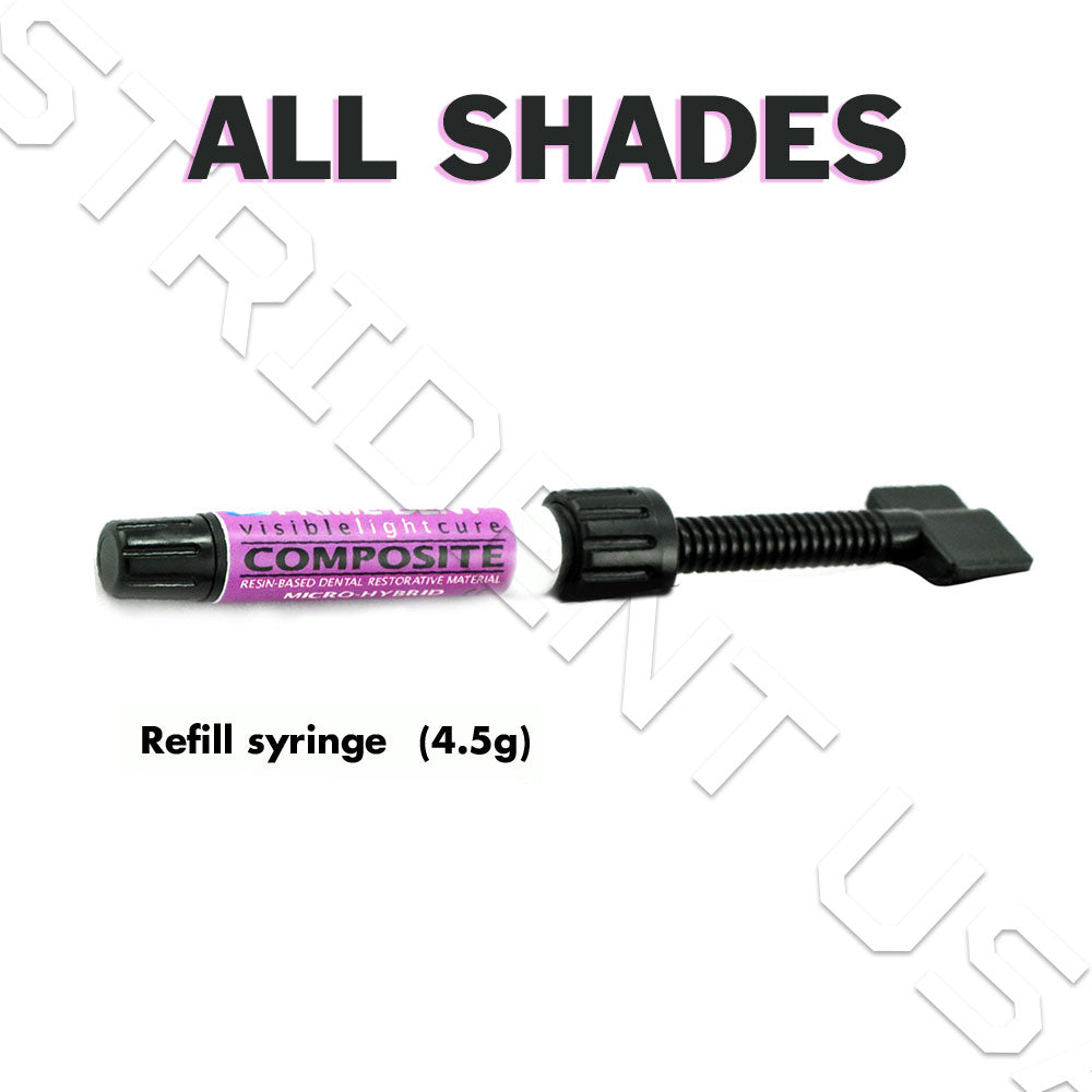 VLC Micro Hybrid Composite Dental Resin - 4.5 g  All Shades