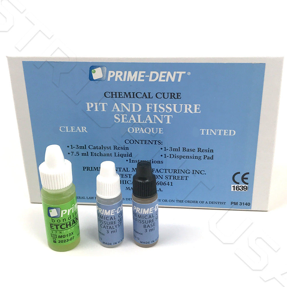 Chemical Cure Pit and Fissure Sealant Kit. CLEAR or OPAQUE